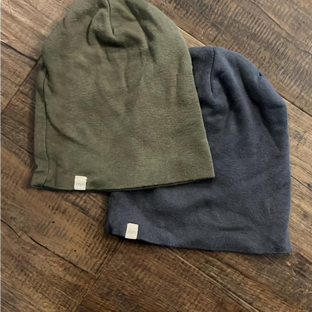 Minimoche slouchy beanies 12-24 months